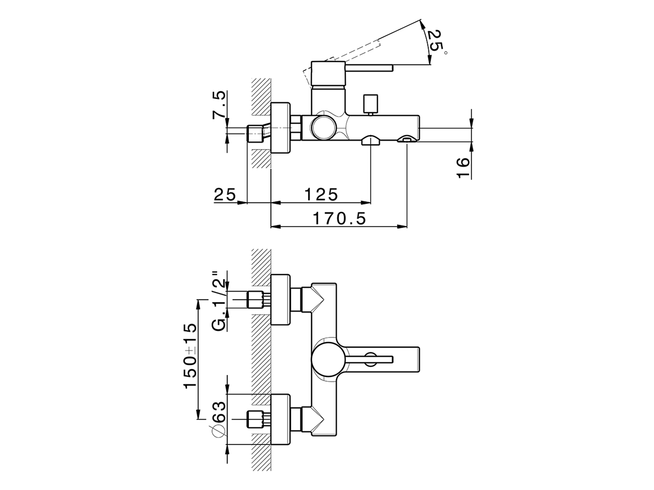 Bañera monomando M32_MT000130 - v1