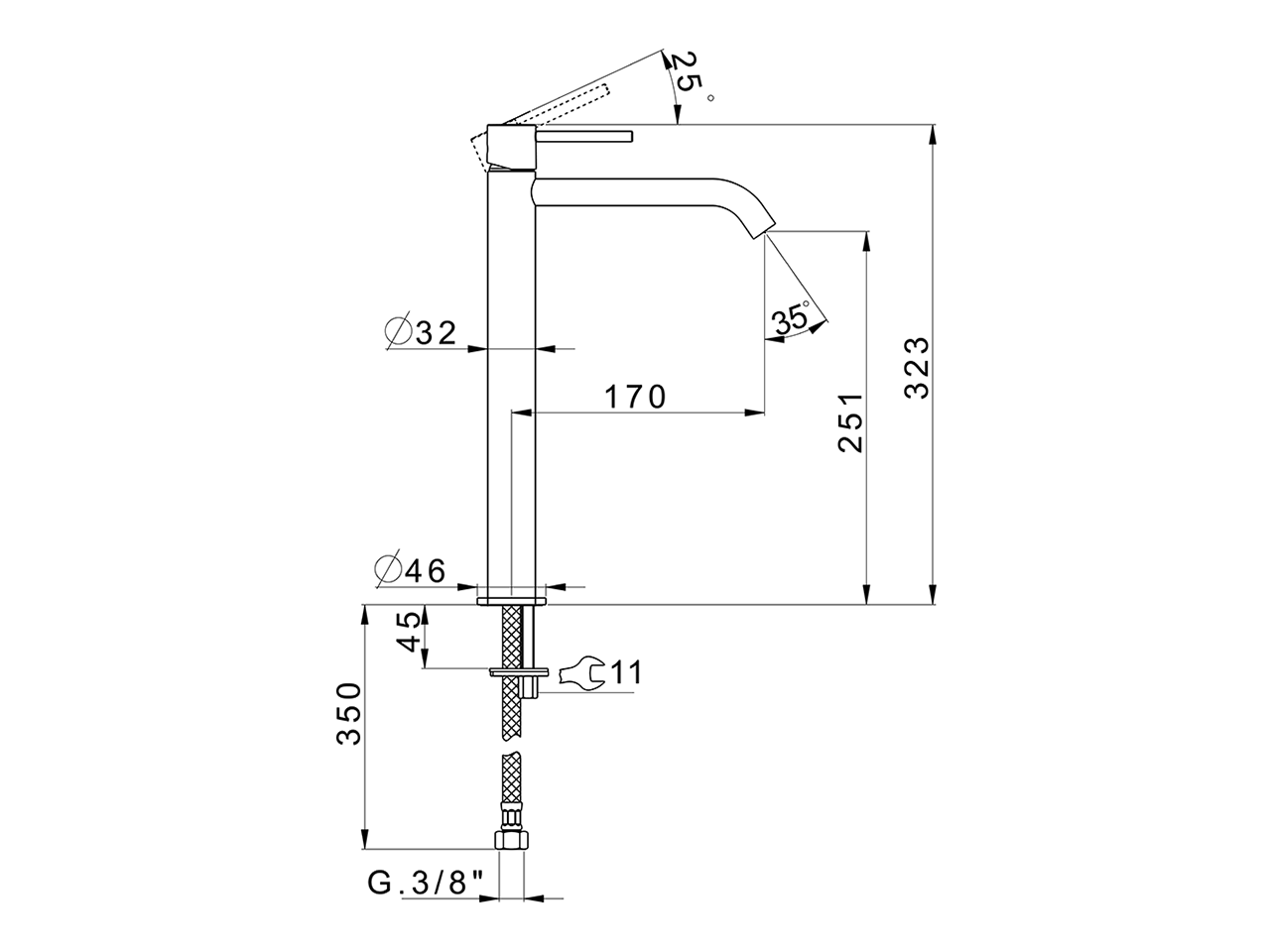 Lavabo monomando alto M32_MT004544 - v1