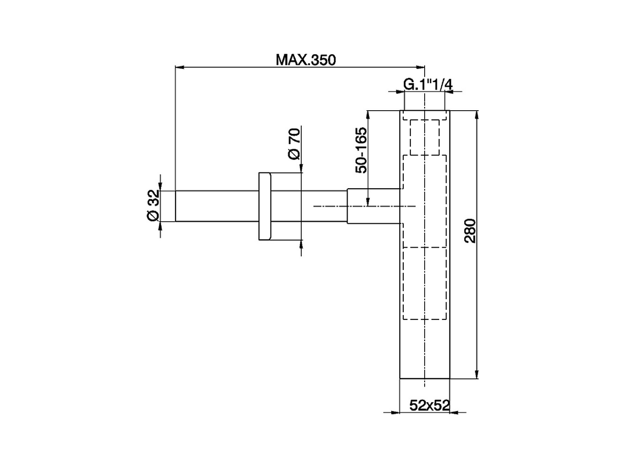 Sifón minimalista 1 - v1